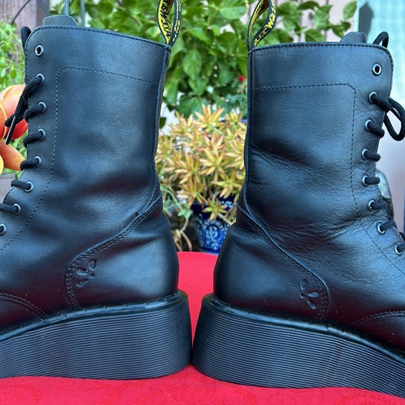 🏴󠁧󠁢󠁥󠁮󠁧󠁿 Dr. Martens MIE Daisy 3A33 Y2K Cutout Wedge Platform Boots UK 5 - Picture 6 of 17